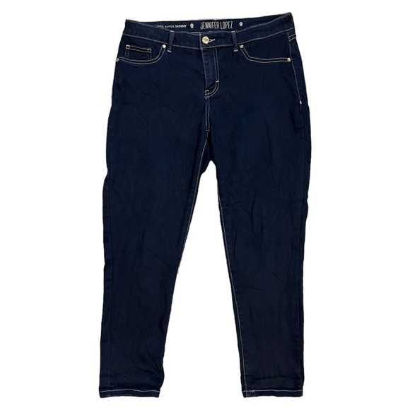Jennifer Lopez Jeans Jennifer Lopez Cropped Super Skinny Jeans